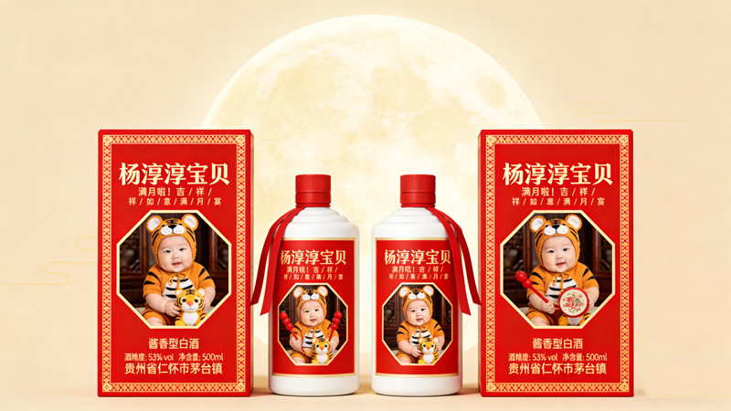 生日定制酒图片