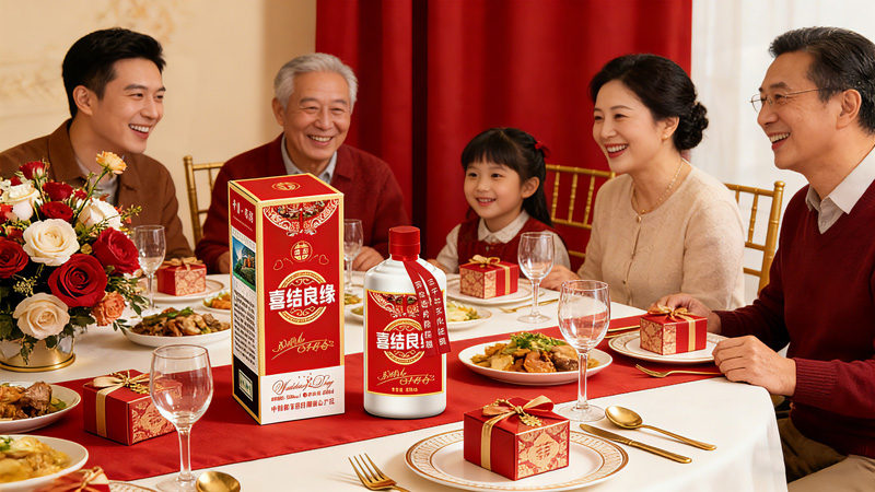 结婚定制酒图片