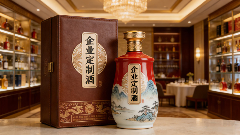 企业定制酒图片