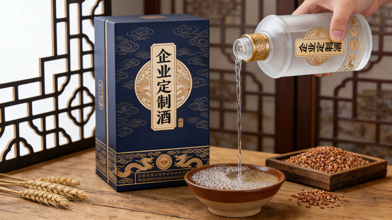 企业定制酒图片