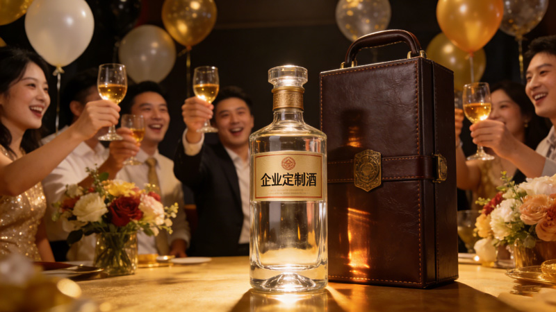 河南企业定制酒图片