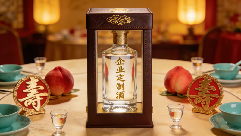 河南企业定制酒图片