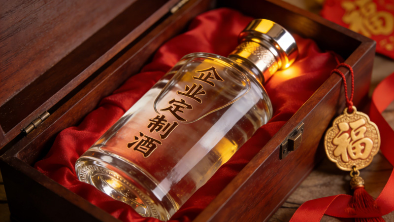 湖北企业定制酒图片