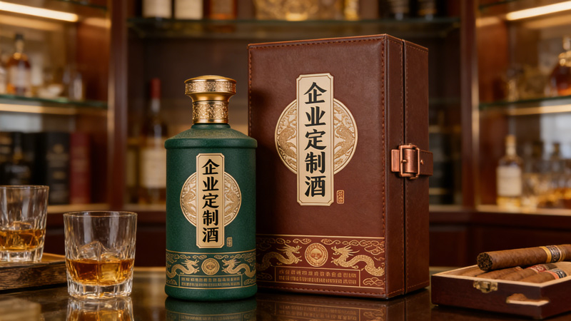 企业定制酒图片