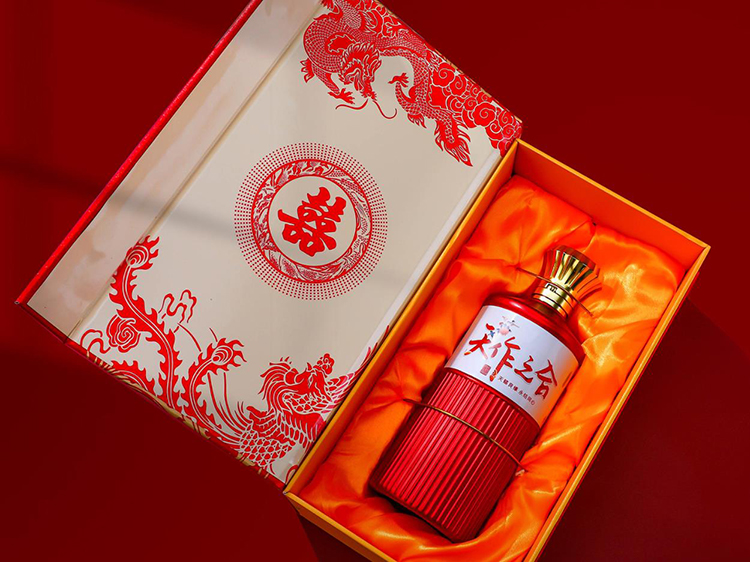 婚宴定制酒图片