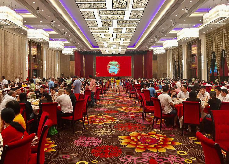 寿宴活动现场图